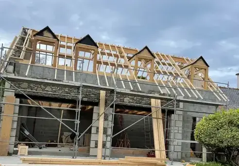 extension maison bois Plédran-1